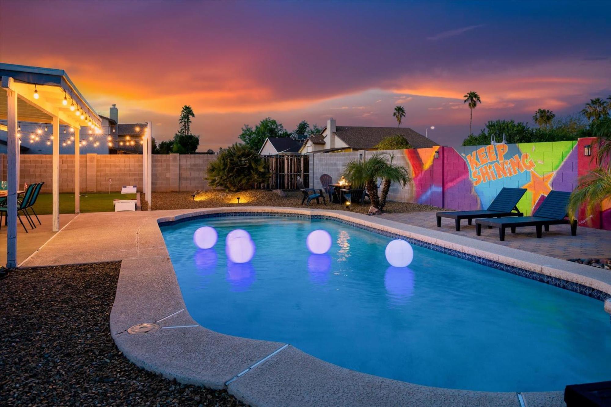 Mini Golf Fire Pit Pool Game Room Chandler Exteriér fotografie
